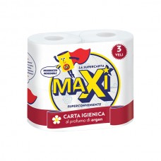 MAXI CARTA IGIENICA ARGAN X4 3VELI  - ean: 8011728070062 - PxC: 10 - id: 5500045000202
