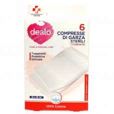 DEALO COMPRESSE 6 GARZA STERILE    - ean: 8057741094173 - PxC: 12 - id: DEALO16210