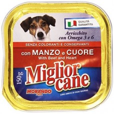 MIGLIOR CANE VASCHETTA MANZO/CUORE 150GR - ean: 8007520011235 - PxC: 1 - id: EXTRA00002 MIGLIOR CANE VASCHETTA MANZO/CUORE 150GR - ean: 8007520011235 - PxC: 1 - id: EXTRA00002
