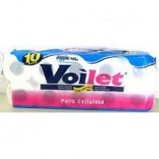 VOILET CARTA IGIENICA 10 ROTOLI  - ean: 8011728001004 - PxC: 12 - id: EXTRA11004