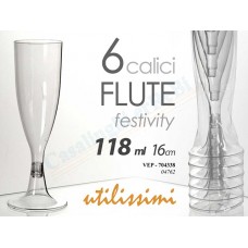 GICOS FLUTES SET 6  TRASP  - ean: 8032732105441 - PxC: 25 - id: GOLDEN609615