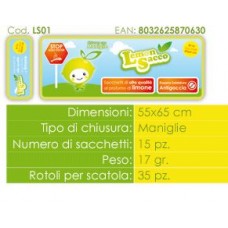 ECOBAG SACCHI LEMON 55X65 (X35)  - ean: 8032625870630 - PxC: 35 - id: SMP551