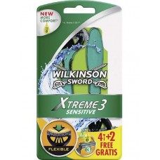 XTREME 3 X4+2 SENSITIVE (X10)  - ean: 4027800010707 - PxC: 10 - id: WILKINSON107